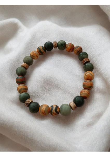 Kanada Yeşim Taşı Tibet Akik (Zihinsel Denge Dayanıklılık ) Bileklik indirimleri