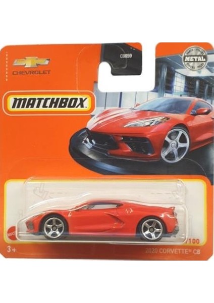 Matchbox Tekli Arabalar 2020 Corvette C8 GXM58