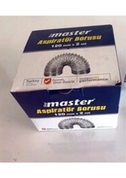 Mutfak Davlumbaz Esnek Bükülür 2 Metre Aspiratör Havalandırma Borusu 120 mm x 2 Metre