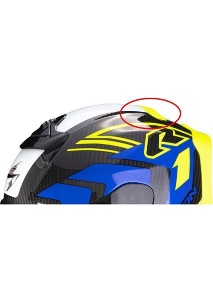 Scorpion Exo R1 Air Arka Havalandırma Mat Neon