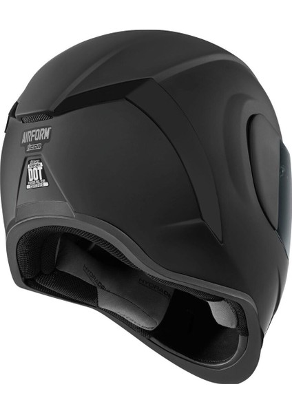 Airform Dark Kapalı Motosiklet Kaskı Mat Siyah modelleri