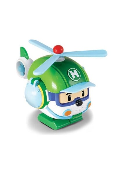 Helly Dönüşen Helikopter Robot Figür 10 cm – 3+ Yaş