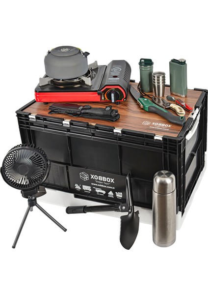 XF90WB / Folding Storage Box / Katlanır Saklama Kutusu / Fan Colors / Taraftar Renkler 90 Lt / Kampta Karavanda Araç Bagajında Marinada Deniz Araçlarında Piknikte Avcılıkta
