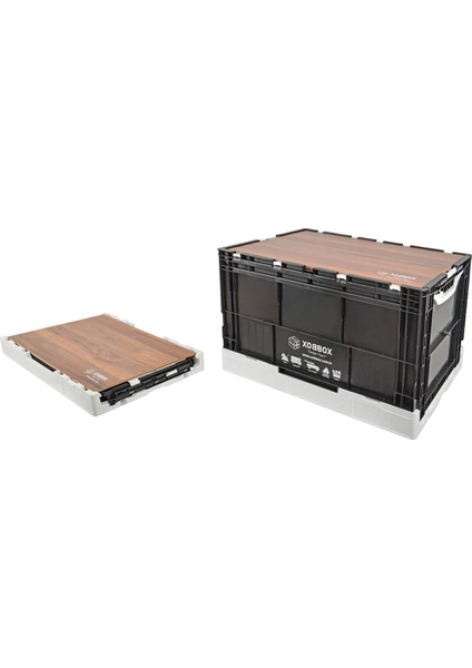 XF90WB / Folding Storage Box / Katlanır Saklama Kutusu / Fan Colors / Taraftar Renkler 90 Lt / Kampta Karavanda Araç Bagajında Marinada Deniz Araçlarında Piknikte Avcılıkta