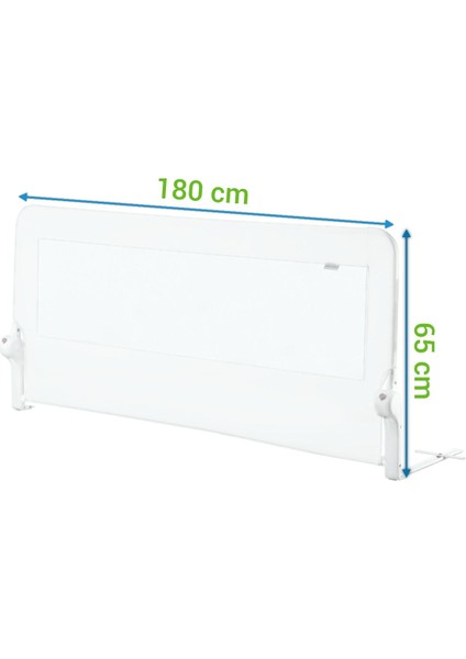 180*65 cm Beyaz Yatak Bariyeri, Yatak Korkuluğu