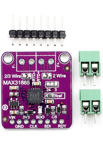 MAX31865 Thermocouple Modül RTD Sıcaklık Isı Sensör Okuyucu 15 Bit ADC SPI PT1000
