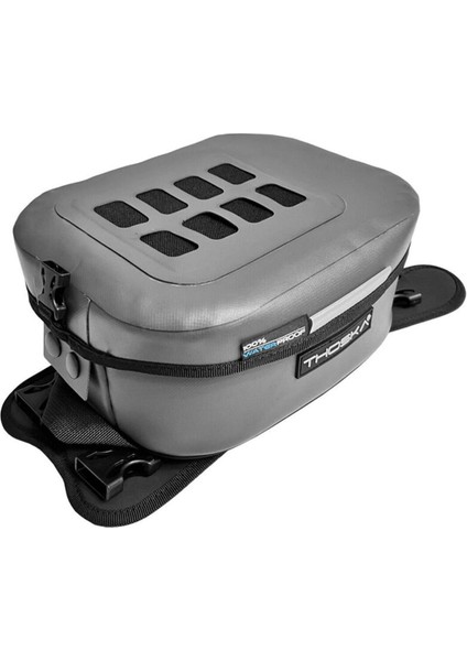 Tank Bag Ax Depo Üstü Çanta Gri Siyah