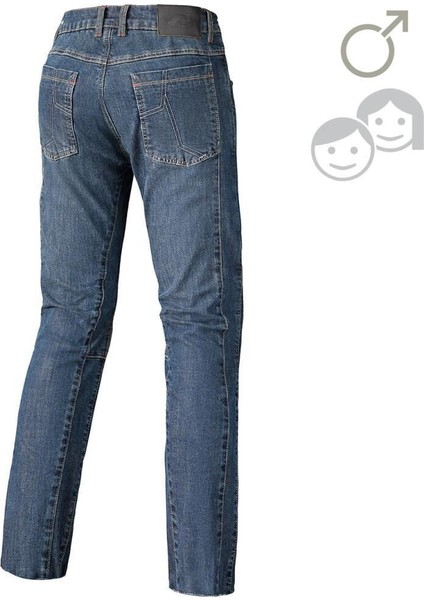 San Diego Korumalı Denim Motosiklet Pantolonu Mavi modelleri