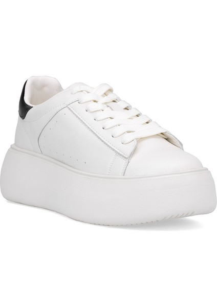 Marcella Beyaz Hakiki Deri Kadın Sneaker Ayakkabı 121230031 fiyatları