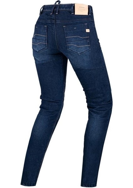 Shima Devon Kadın Korumalı Denim Motosiklet Pantolonu Mavi fiyatları