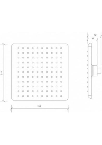 Tema Tetra Banyo Tepe Duş Başlığı Başlık Kireç Kırıcılı Sistem Siyah fiyatları