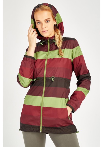 Comfort Kadın Kapşonlu Uzun Kol Fıstık Yeşili Trenchcoat 16400 modelleri