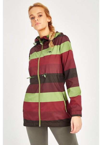 Comfort Kadın Kapşonlu Uzun Kol Fıstık Yeşili Trenchcoat 16400 fırsatları