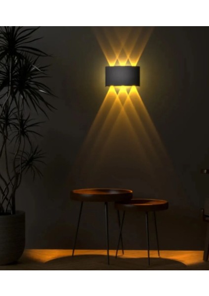 Otel Kafe Restourant Bar Işyeri Yatak Odası Koridor Dekoratif Modern Çift Yönlü LED Aplik Gün Işığı
