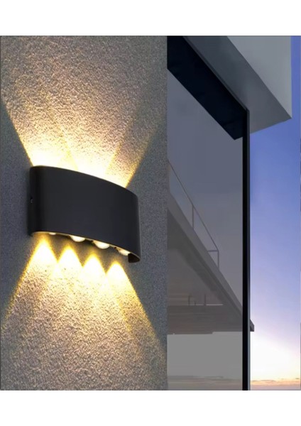 Otel Kafe Restourant Bar Işyeri Yatak Odası Koridor Dekoratif Modern Çift Yönlü LED Aplik Gün Işığı