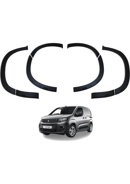 Peugeot Partner Dodik Seti - Çamurluk (8 Parça) | 2018-2024 Arası