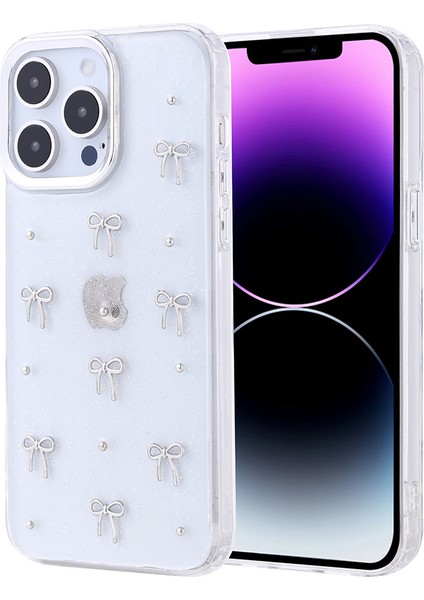 Apple iPhone 14 Pro Max Kılıf Kutup Figürlü Fiyan + Ekran Koruyucu