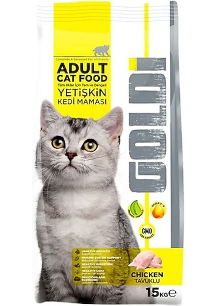 Tavuklu Yetişkin Kedi Maması 15 kg