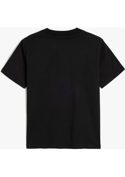 Bisiklet Yaka Pamuklu Kısa Kollu Basic Slim Fit Tişört fiyatları