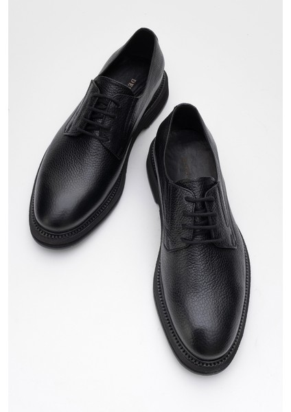Erkek Bağcıklı Comfort Kasik Ayakkabı Deri Cr 2076 Siyah indirimleri