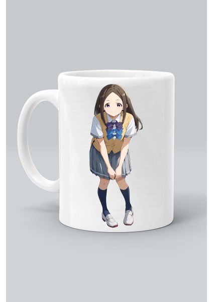 Chihaya Asagumo Karakter Too Many Losing Heroines Chihaya Anime Baskılı Beyaz Klasik Kupa Bardak
