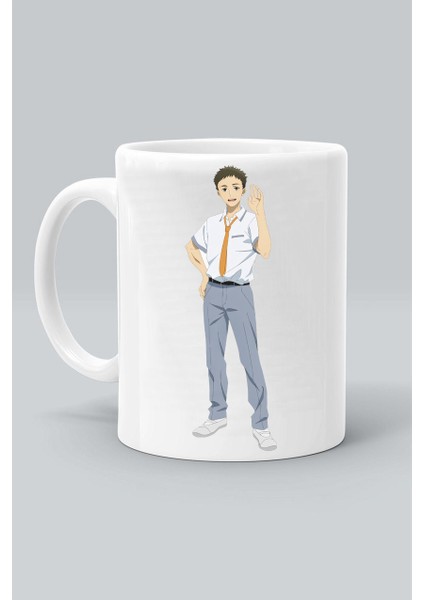 Shintarō Tamaki Karakter Too Many Losing Heroines Chihaya Anime Baskılı Beyaz Klasik Kupa Bardak