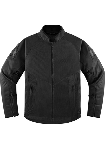 Mesh Af Korumalı Motosiklet Montu Siyah