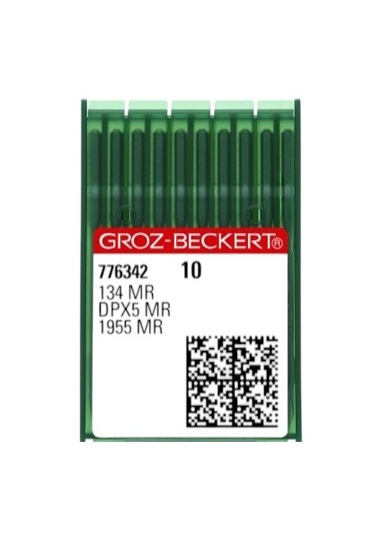 19 Numara 134 MR/1955 Mr/dpx5 Mr Groz Beckert Düz Dikiş Kalın Dip Iğne ( 100 Lük Paket)