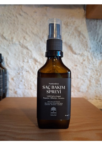 %100 Saf ve Doğal Nemlendirici Saç Bakım Spreyi Papatya – Biberiye - Lavanta 50 ml fiyatları