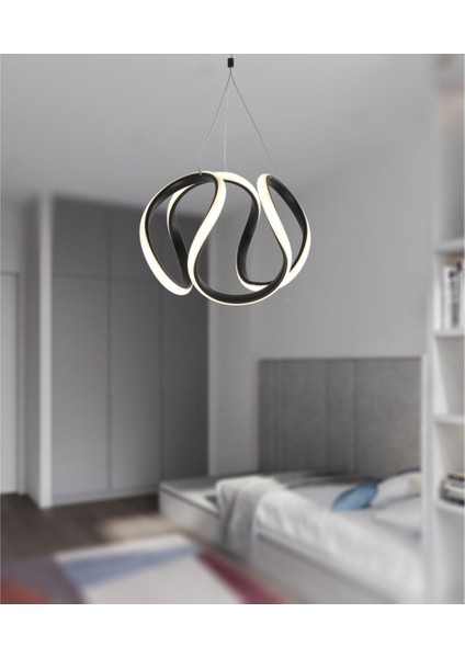 Ahtapot Model Sarkıt Modern LED Beyaz Işık Ultra Power LED Avize Salon Mutfak Oda Hol Ledli Avize modelleri