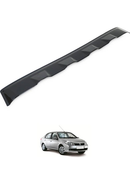 Renault Symbol Spoiler Arka Cam Üstü - Siyah | 2009-2013 Arası, SD fiyatları