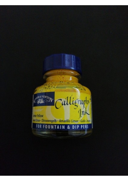 Winsor & Newton Kaligrafi Mürekkebi 30 ml Lemon Yellow