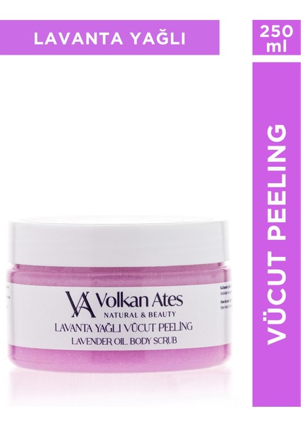 Lavanta Yağlı Vücut Peeling Body Scrub 250 ml
