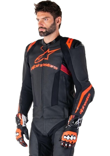 Missile V3 Ignition Deri Korumalı Motosiklet Montu Siyah Kırmızı indirimleri