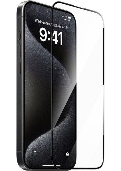 Apple iPhone 13 Pro Max Tam Kaplayan Temperli Cam Ekran Koruyucu