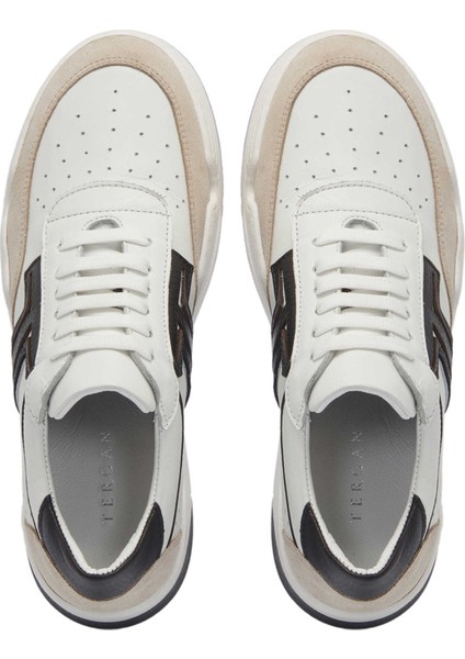 Beyaz Hakiki Deri Kadın Sneaker - K24I1AY67317-C52 indirimleri