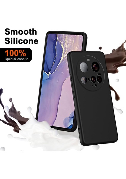Xiaomi Mi 15 Ultra Kılıf Kadife Lansman Soft Yumuşak Liquid Silikon Kamera Korumalı Kapak