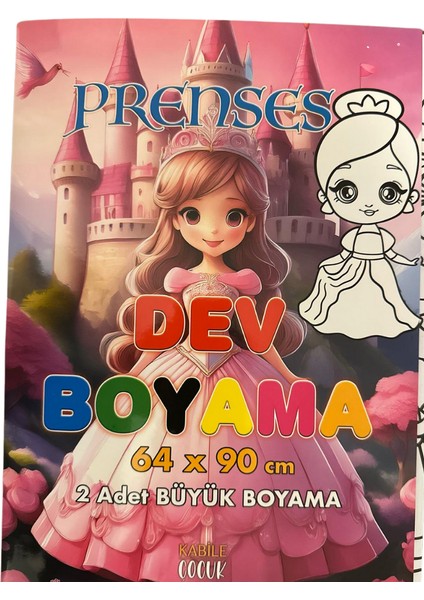 Dev Boyama Kitabı Prenses