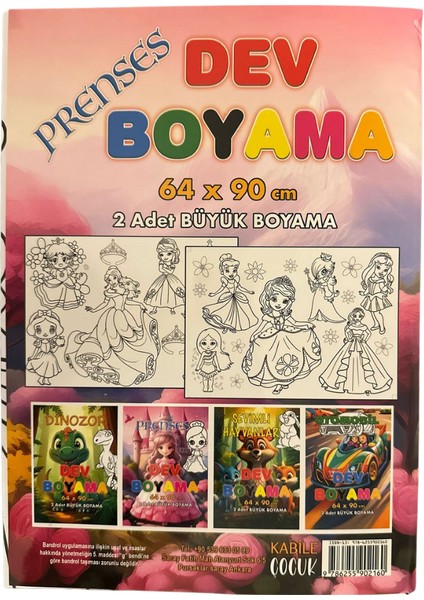 Dev Boyama Kitabı Prenses
