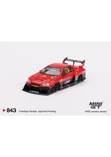 Nissan LB-ER34 Super Silhouette Skylıne Red/black 843