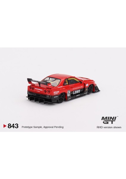 Nissan LB-ER34 Super Silhouette Skylıne Red/black 843 fiyatları