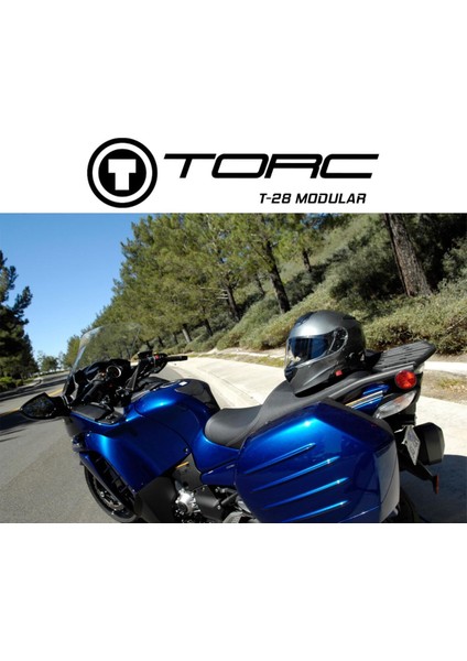 T-28 Çene Açılır Motosiklet Kaskı Mat Siyah fırsatları