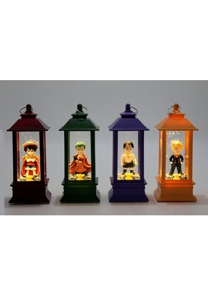 Anime One Piece Figürlü Işıklı Kar Küresi