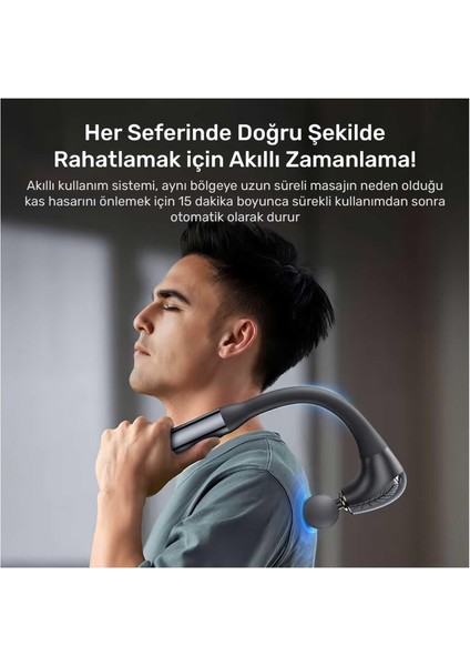 Nvr11 Masaj Başlıklı 5 Seviyeli 2600rpm Type-C Taşınabilir Profesyonel Masaj Tabancası