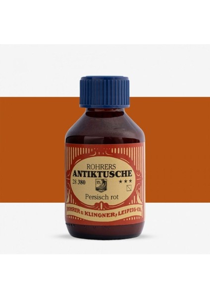 Rohrer &klingner Antik Mürekkep 28-Modern Sanatçılar Için Profesyonel Mürekkep 100ML 380-PERSISCHROT
