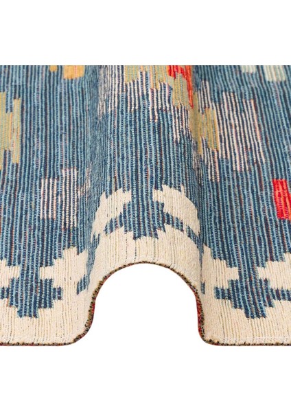 Nomad Kilim Nmd 04 Navy Yıkanabilir Kilim