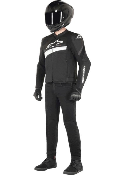 T-Gp Plus R V4 Air Korumalı Motosiklet Montu Siyah Beyaz modelleri