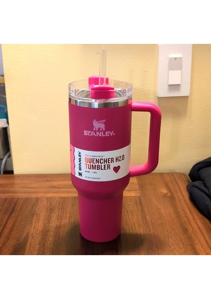 Store Quencher Pipetli Termos Bardak 1.18 Lt, Pink Dust fiyatları