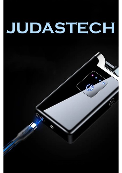 K22 USB Şarjlı 4 Ark Alevsiz Çakmak -New Style