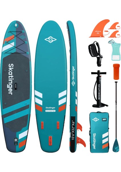Isup Sup Paddle Board 320X82X15 cm Şişme Sörf Tahtası - Full Set Isup